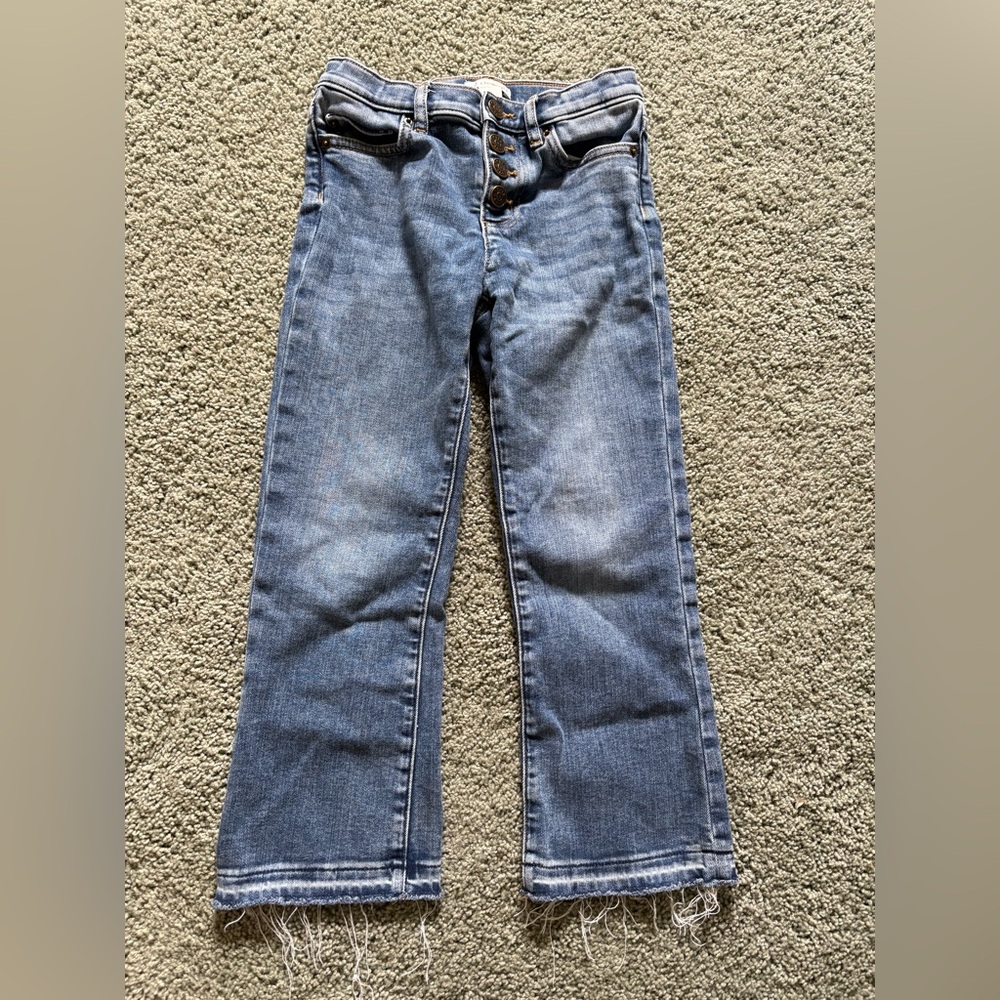 Crewcuts Flare Jeans Girls Size 7 CB566 Stretch Kids Denim School Play